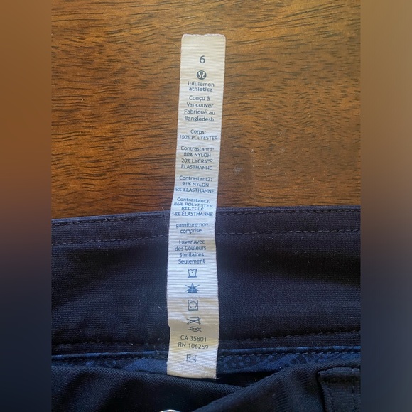 Lululemon City Sleek 5 Pocket 6 - Picture 3 of 14